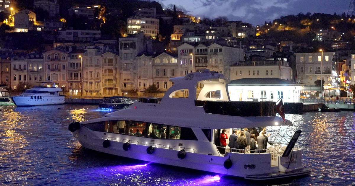 dinner cruise bosphorus & private yacht tour